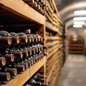 vieillissement du vin en cave