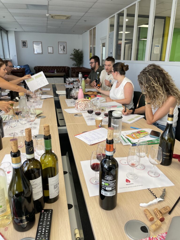 WSET corporate training program, level 3 at Vinatis