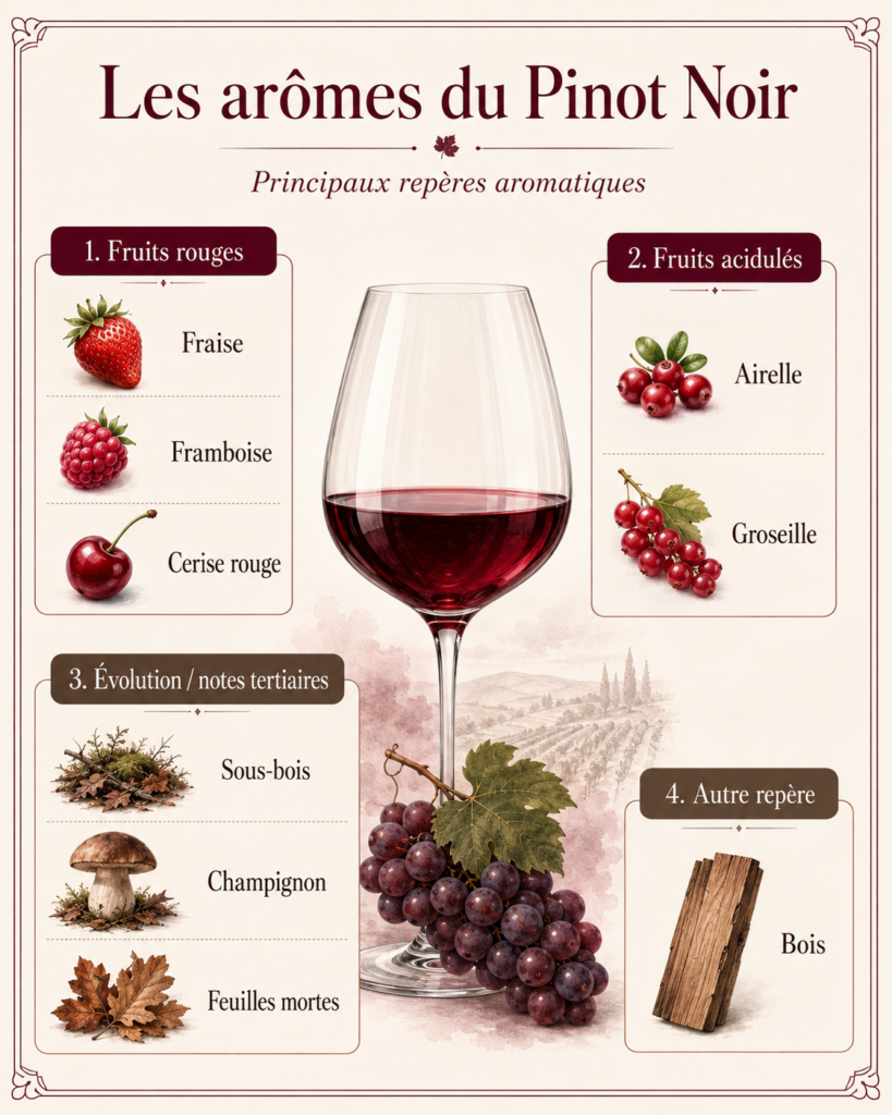 pinot noir : arômes 